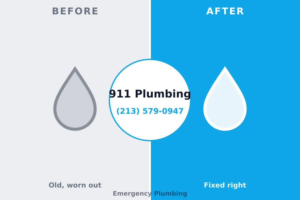 Before and after: plumbing company Carlsbad, NM